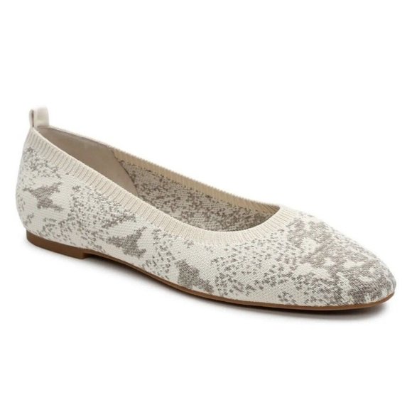 Sanctuary Shoes - Sanctuary Social "Smart Creation" Knit Ballet Flats In Crème Size 6 New